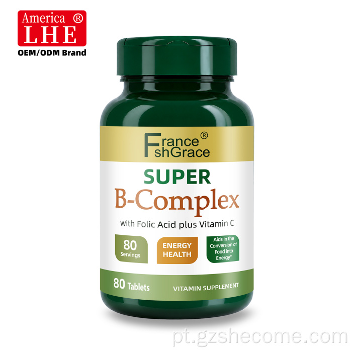 Shecome Super B Complex Comprimidos Metabolismo Energético